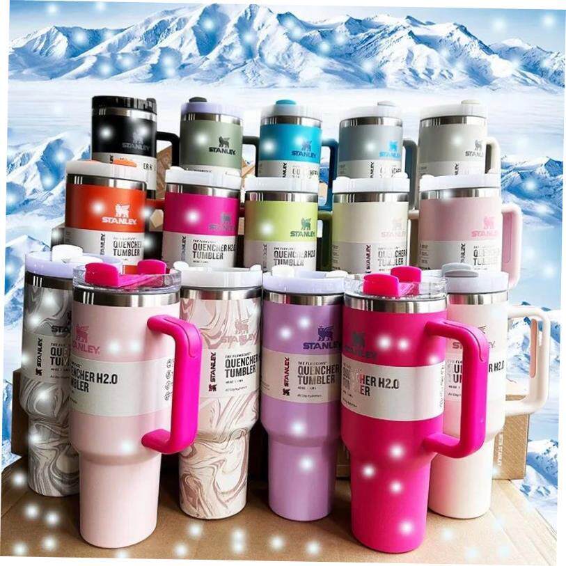 Stanley Tumbler with Handle Straw Lid Stainless Steel 30/40o