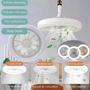 E27 Ceiling Fan with Lights LED Fan Light Ceiling Light新款