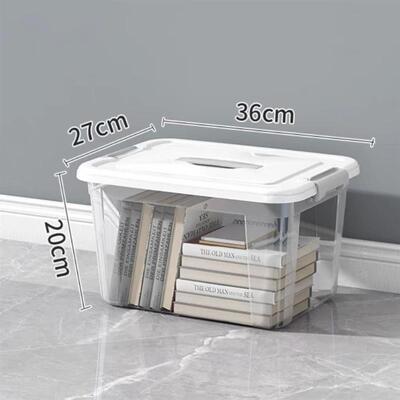 Plastic see-through storage boxes for clothes and snacks新款