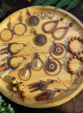 Earrings Earings Women Earring Statement 耳环 earing Retro新