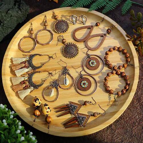Earrings Earings Women Earring Statement 耳环 earing Retro新