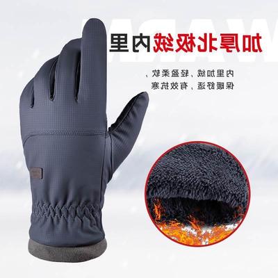 touch screen gloves men winter riding glove windproof 手套冬