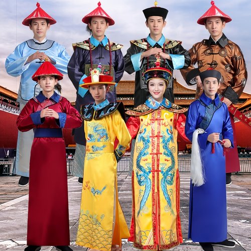 炎蔻清朝官服皇帝后太监侍卫服装