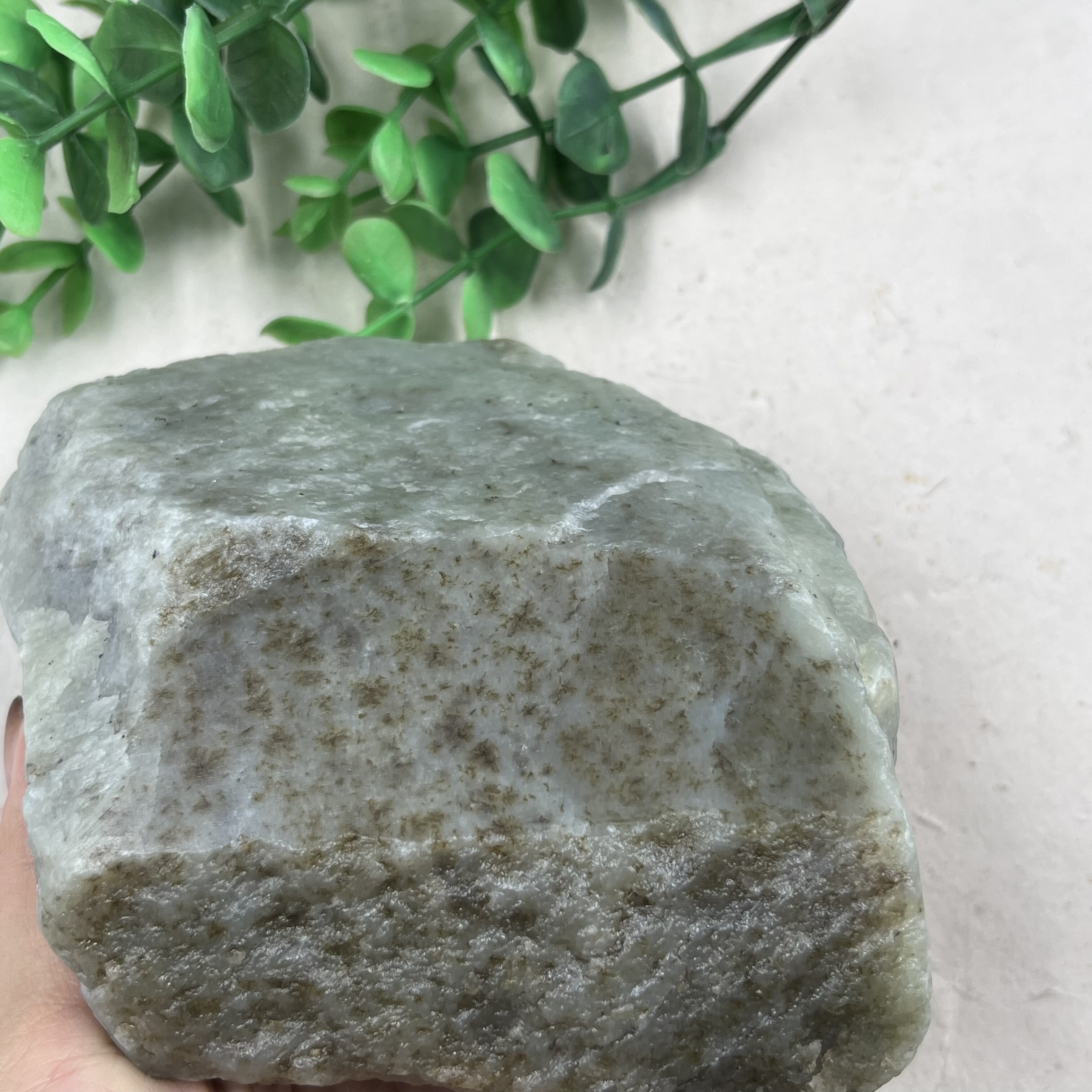 新疆和田玉糖玉糖草花摆件边角料玉石特色毛料下脚料包邮823克ta