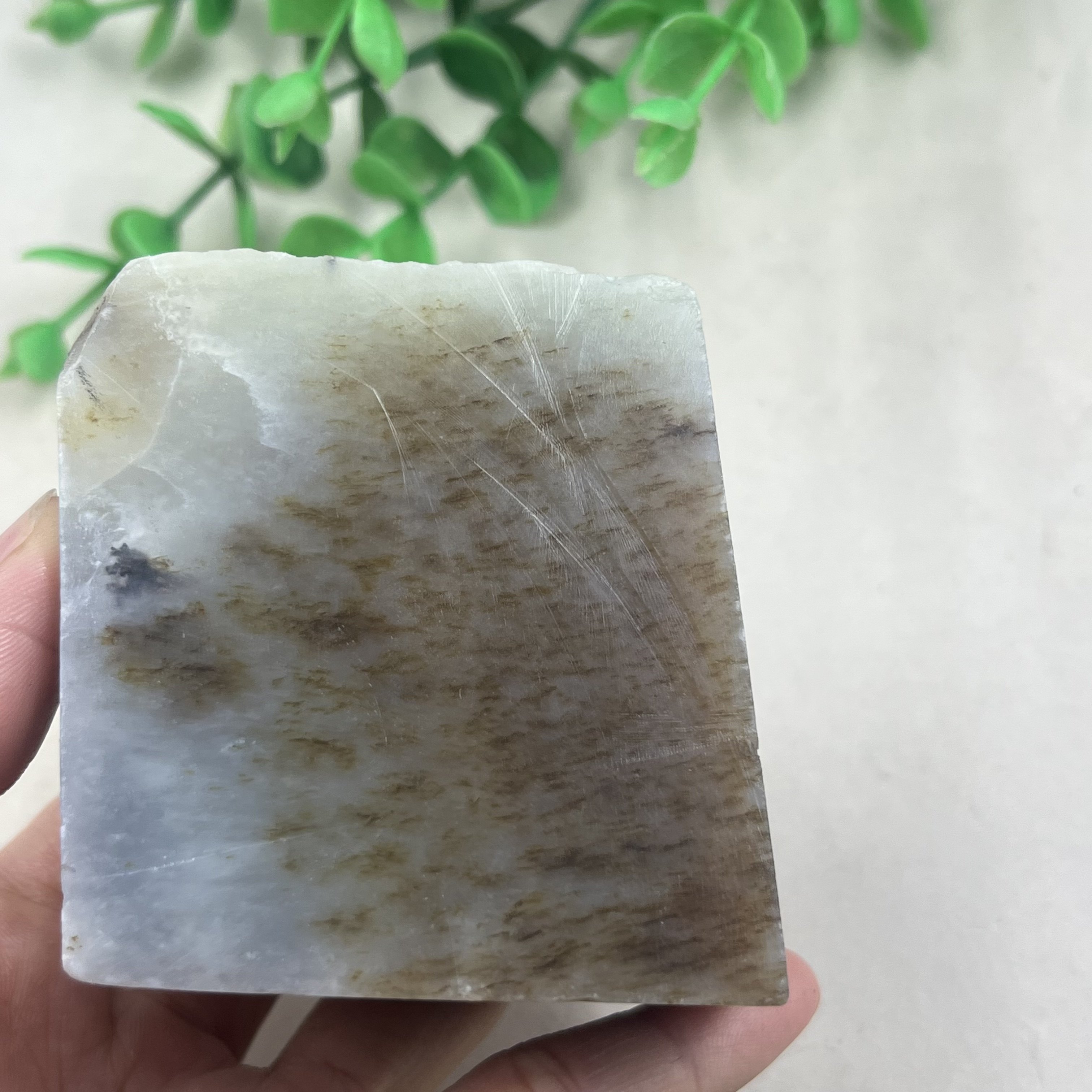 新疆和田玉糖玉三色珠子料特色把件边角料摆件玉石下脚料包邮35x
