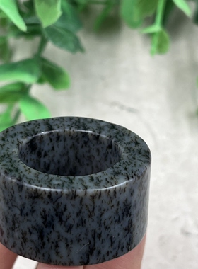 新疆和田玉糖玉意境平安如意扳指戒指圈口22指环把玩戒圈包邮男女