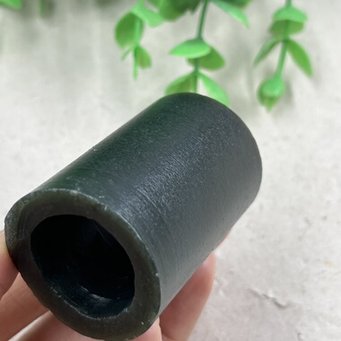 新疆和田玉且末戒指圆柱圆圈内径21扳指 戒圈边角料DIY指环包邮t