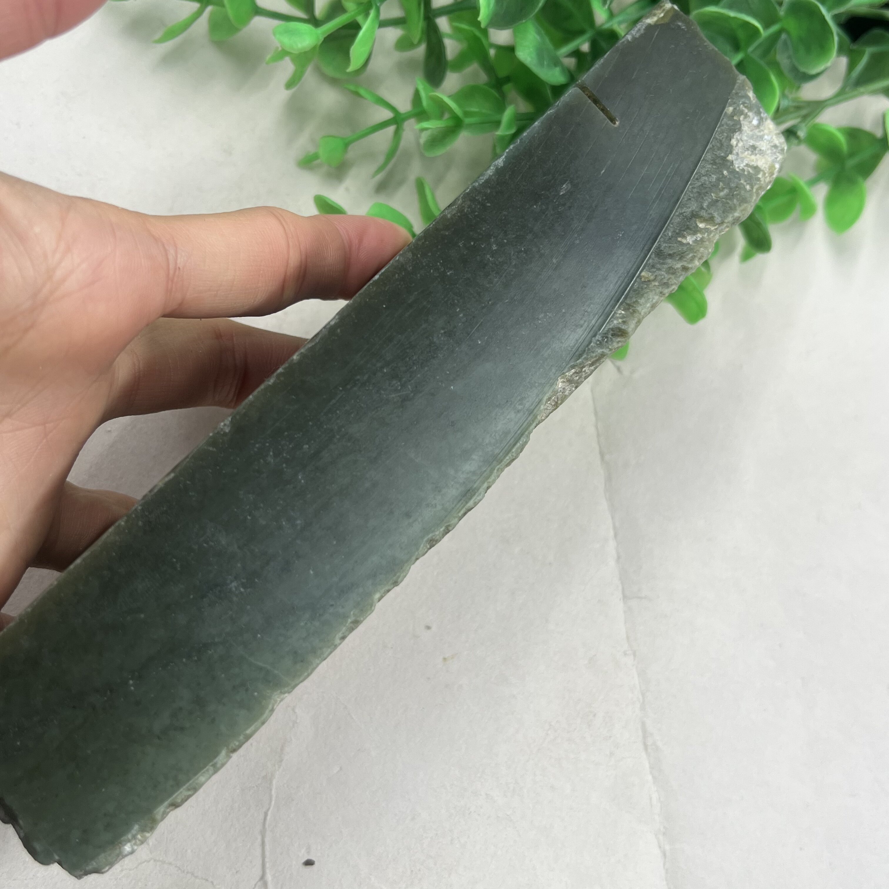 新疆和田玉青玉镇纸镇尺边角料印章下脚料磨刀石玉石料包邮496克x