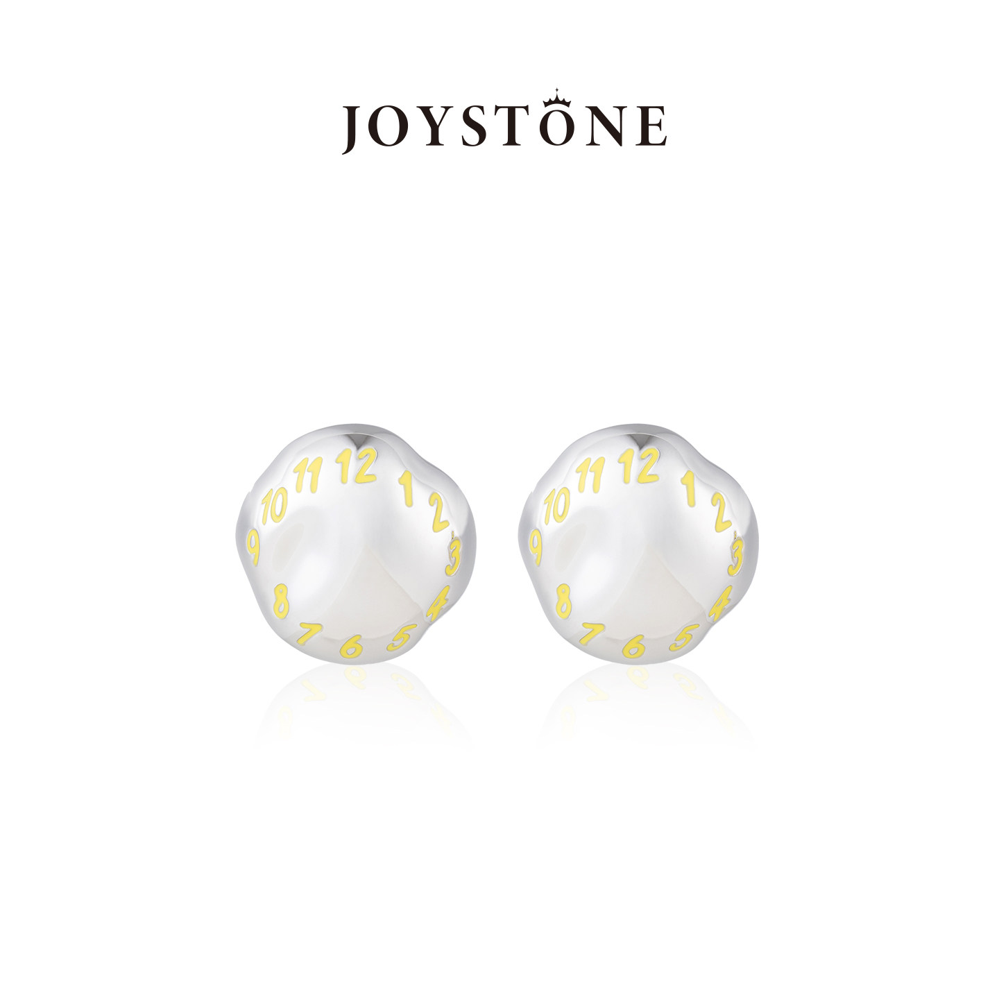 JOYSTONE时光刻度耳钉女欧美圆形轻奢小众高级感珐琅耳饰生日礼物,饰品/流行首饰/时尚饰品新,耳钉,淘宝优惠券,粉丝福利购,淘宝优惠卷