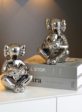 简约客厅书柜工艺摆件创意书挡