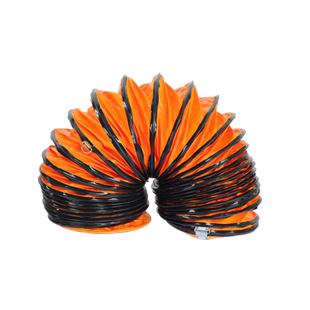 风管伸缩黄色船矿用耐高温油漆通风管道养殖帆布排气抽排风机软管