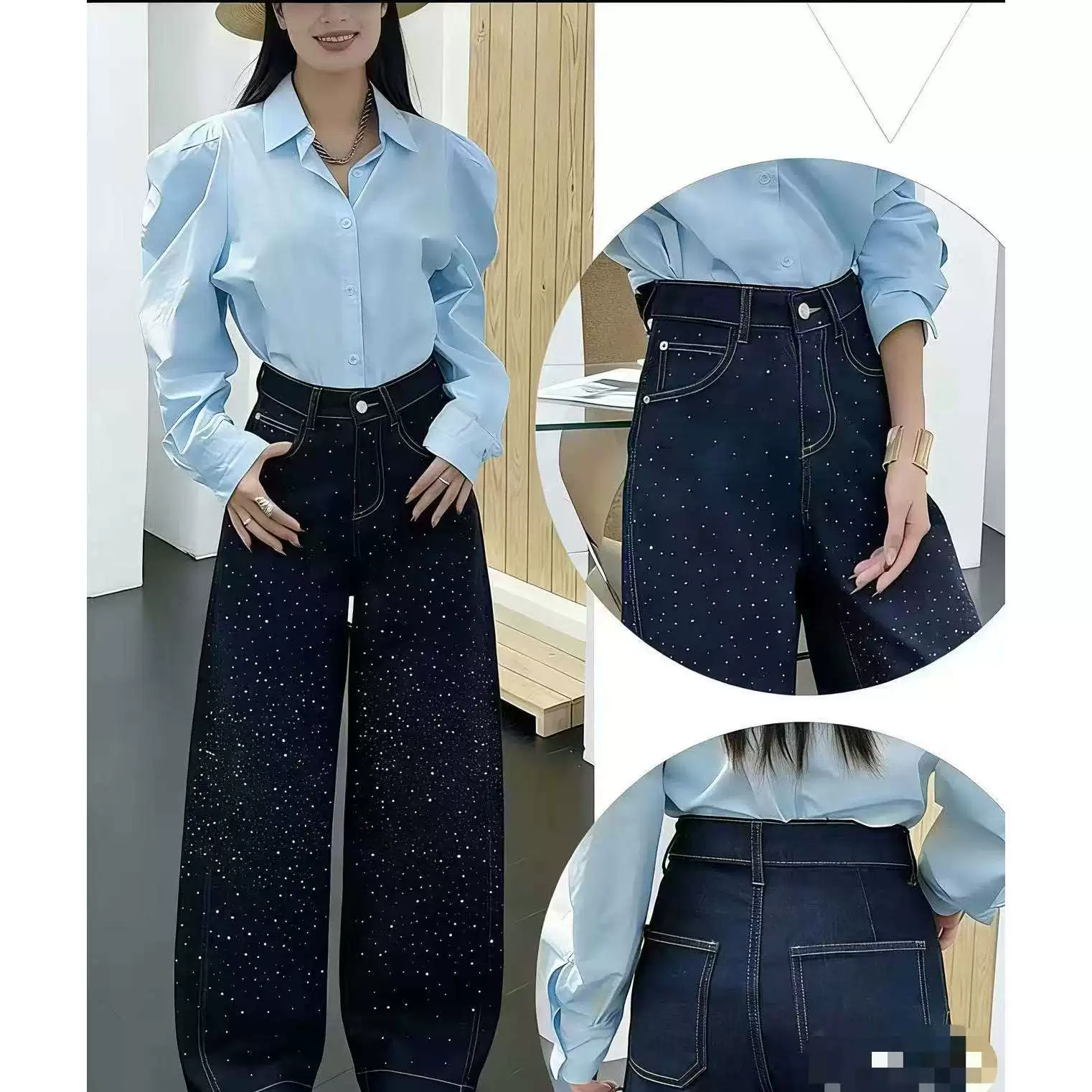 77810闪闪牛子裤