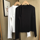 羊绒打底 912飘带领长袖 两件 包邮