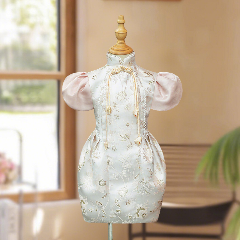 女童唐装女宝宝抓周服装