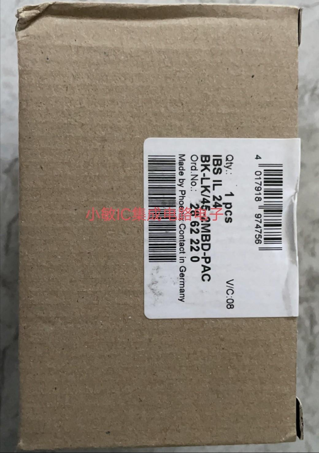 菲尼克斯耦合器 IBS IL 24 BK-LK/45-2MBD-PAC货号2862220全新