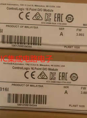 罗尼韦克模块1769-0B16 0W8 1794-RS3 ADN OF411756-DNB ENBT议价