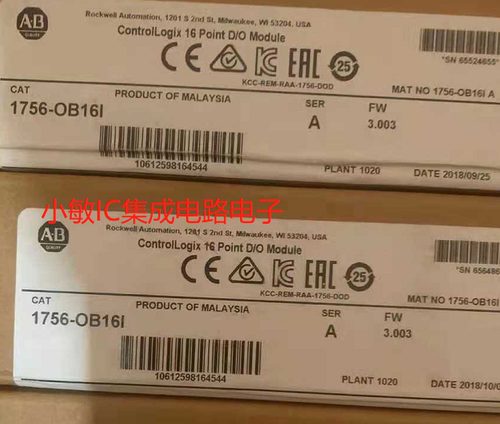 罗尼韦克模块1769-0B16 0W8 1794-RS3 ADN OF411756-DNB ENBT议价
