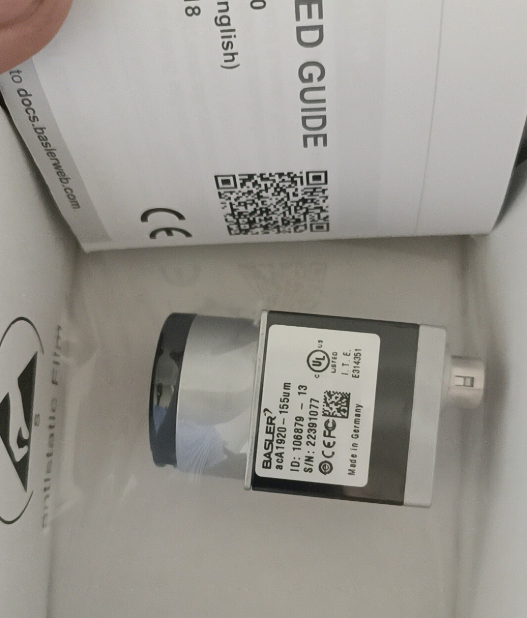 ACA1920-155UM 巴斯勒工业相机basler全新原装 aca1920-155um