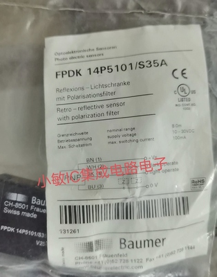 Baumer光电开关FHDK FEDK 14P5101/S35A FPDK 14P14/508843 询价