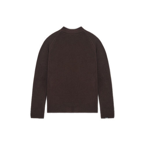 【双面绒毛】Unvesno (UN)美拉德风300G紧身半高领长袖穿指打底衫