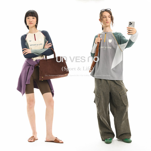 【抑菌速干透气】Unvesno(UN) 美式复古 7A防嗮骑行运动训练服T恤