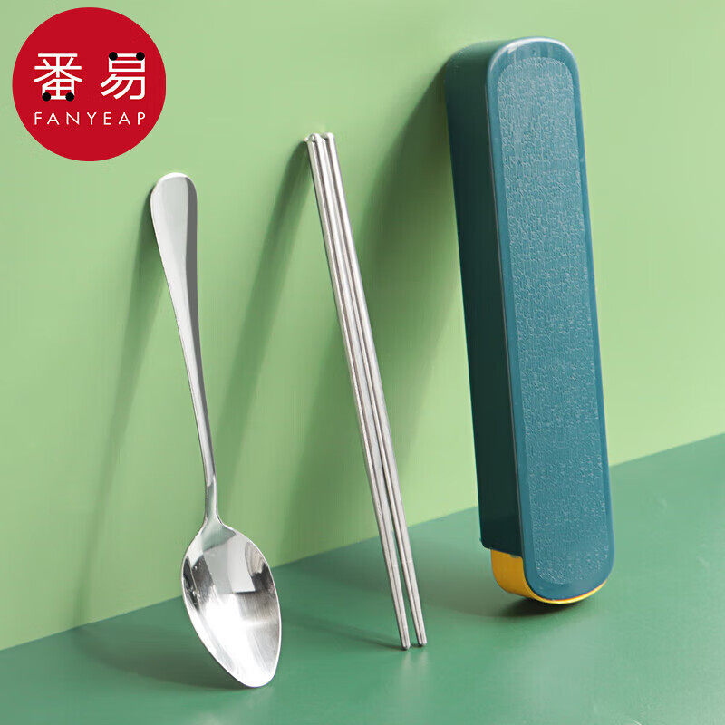 -10Y包邮/10Y筷子/不锈钢A1P30-上班族单人家用酒店勺子防滑