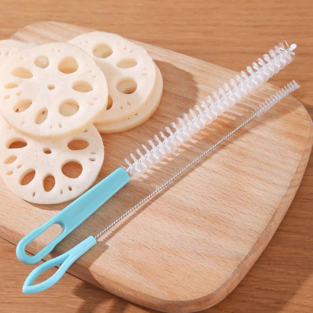 清洁工具奶瓶吸管刷裱花嘴清洗刷子藕洞清洗刷细洗藕神器莲藕孔刷