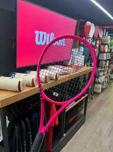 Wilson Clash 100L V2.0 威尔胜霓虹粉色巴黎限定网球拍Neon Pink