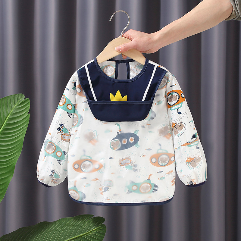 宝宝吃饭衣儿童罩衣防水防脏秋冬围裙男孩女宝围兜婴儿饭兜反穿衣,童装/婴儿装/亲子装,反穿衣/罩衣,淘宝优惠券,粉丝福利购,淘宝优惠卷