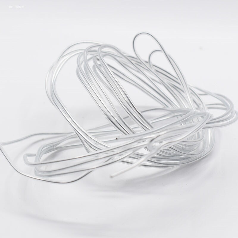 帽子边缘钢丝定型条diy手工编织帽子辅料配件钩织撑帽檐包胶铁丝