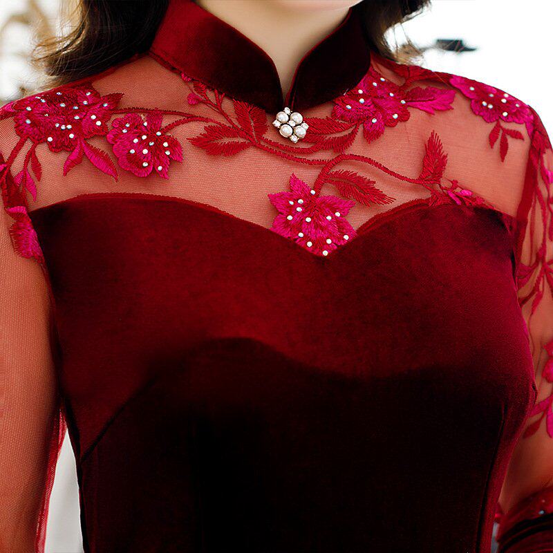 婚礼妈妈礼服洋气年轻纱丽舞会亮片彩色晚礼新娘时平婚纱伴娘主持|msdalam kategori Butik wanita / wanita, perkahwinan/Cheongsam/pakaian, pakaian/malam - dari Buy2taobao.com untuk memberikan perkhidmatan ejen Taobao profesional membeli