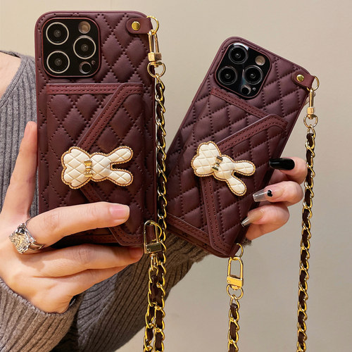 苹果15promax小羊皮小香风手机壳