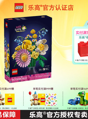 LEGO乐高植物花束系列10347阳光缤纷花束女孩拼搭积木玩具礼物