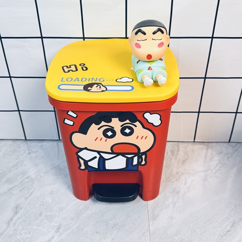 卡通蜡笔小新高颜值垃圾桶