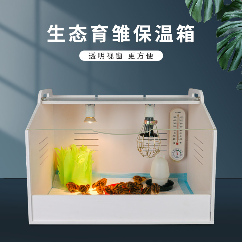 小鸡育雏箱芦丁鸡饲养箱鹌鹑鹦鹉繁殖箱家用保温箱爬虫仓鼠冷暖窝