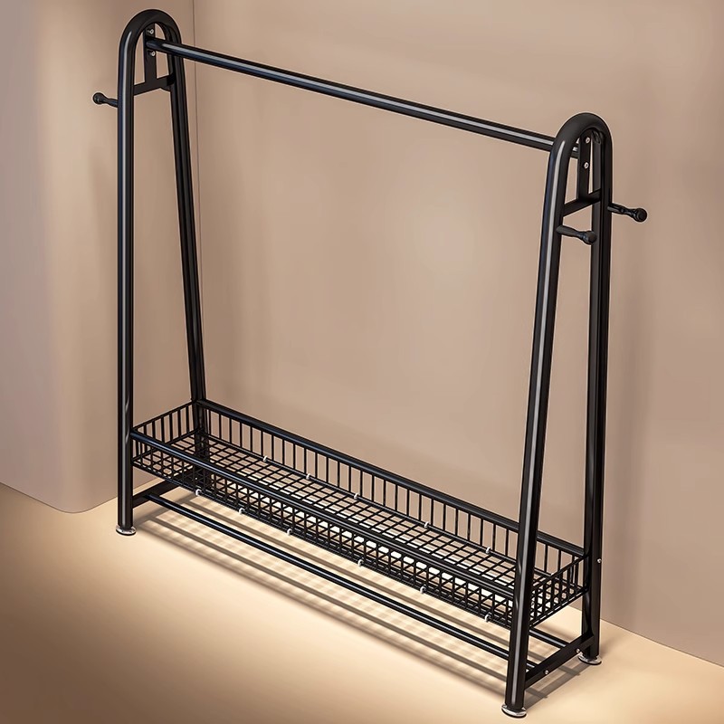 简易衣帽架落地可移动室内房间挂衣架子晾衣架家用卧室衣服收纳架