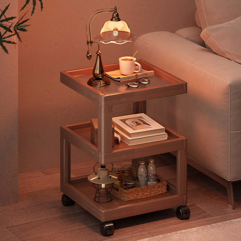 沙发边几可移动客厅带轮侧边柜
