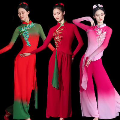 胶州秧歌服女飘逸2025新款扇子舞