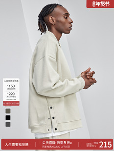 BODYDREAM圆领宽松美式卫衣男潮牌情侣装休闲套头上衣