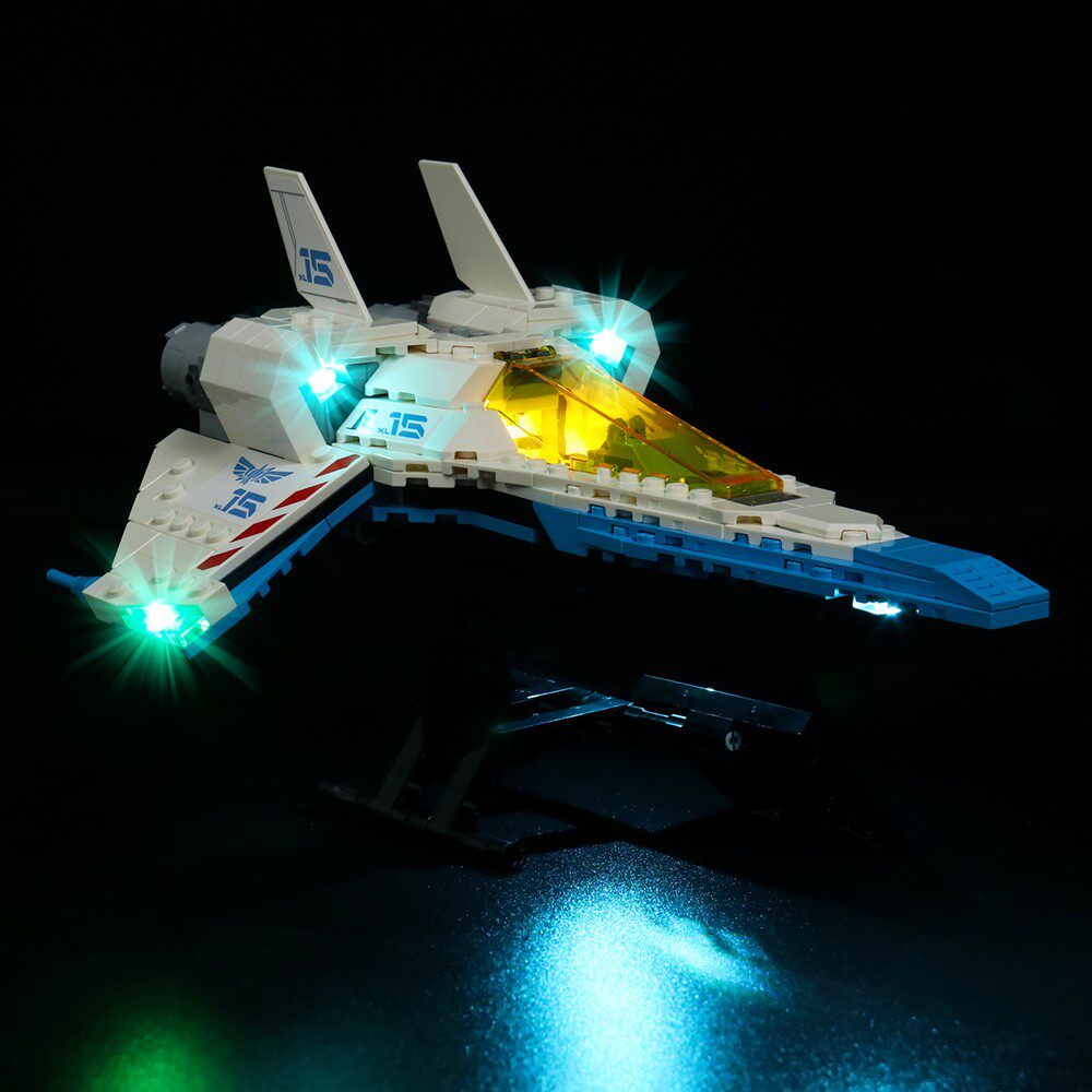灯饰 适用乐高玩具总动员76832 XL-15太空飞船积木LED灯光组配件