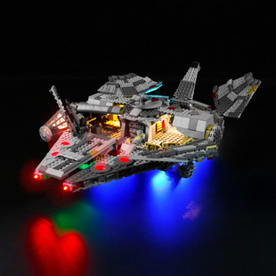 灯饰 适用LEGO乐高75257星球大战千年隼号积木LED灯光组灯带跨境