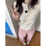 Приталенная летняя короткая хлопковая футболка с коротким рукавом, 2025 года