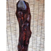 老挝大红酸枝交趾黄檀招财镇宅风水柱工艺品摆件送礼佳品红木家具