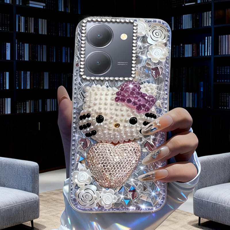 高端奢华镶钻手机壳，不掉钻，不发黄