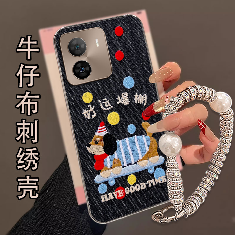 2026秋冬新品布艺牛仔刺绣,不掉色,不脱丝