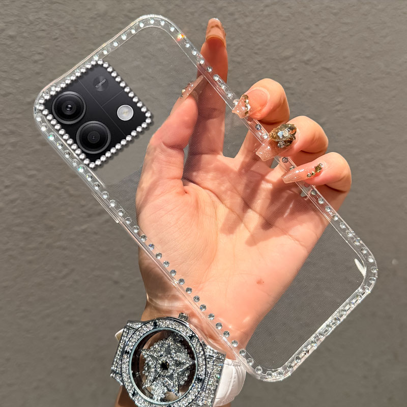 高端奢华镶钻手机壳，不掉钻，不发黄