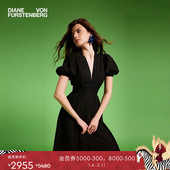 小黑裙 DVF度假茶歇裙连衣裙DS1T039
