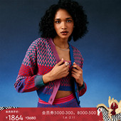 博主同款 DVF 毛衣外套V领长袖 针织开衫 WC4R006