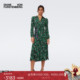 双面穿 DVF双面印花裹身连衣裙DW2S004