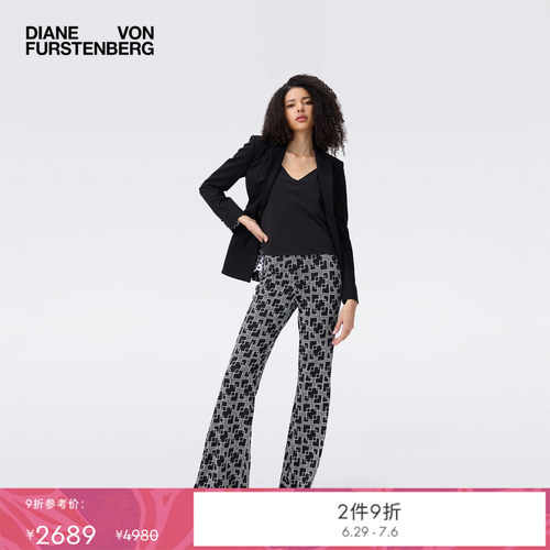 DVF2025新款曜石黑外套